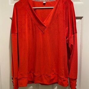 💁‍♀️🙋‍♀️Exclusive Women's Red V-Neck Sweater